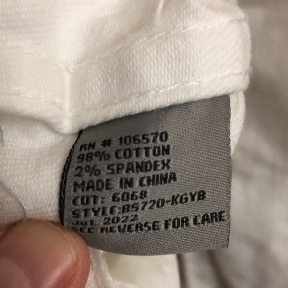 STACY BRADLEY White Denim Jacket - Picture 5 of 6